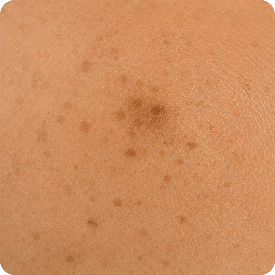 skin with dark spots